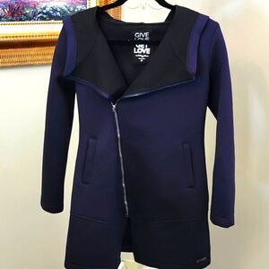 Navy Activewear jacket size XS Betsey Johnson